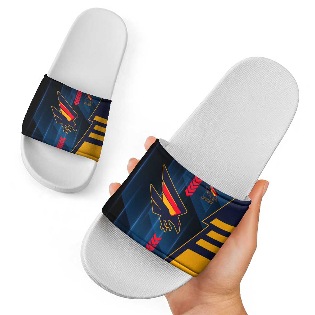 Adelaide Crows Slide Sandals Modern Geometric Sports Graphic Style