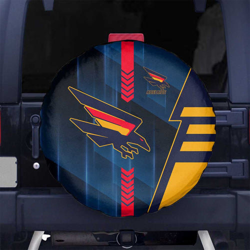 Adelaide Crows Spare Tire Cover Modern Geometric Sports Graphic Style