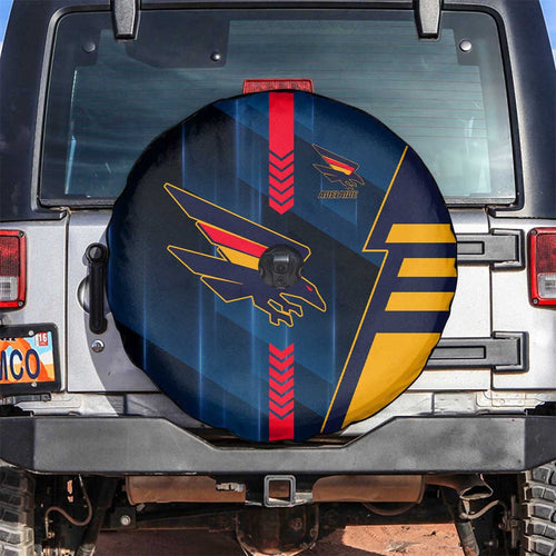 Adelaide Crows Spare Tire Cover Modern Geometric Sports Graphic Style