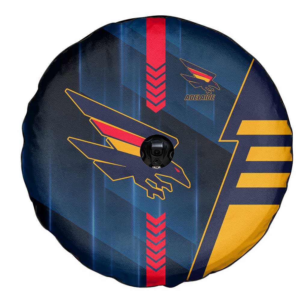 Adelaide Crows Spare Tire Cover Modern Geometric Sports Graphic Style