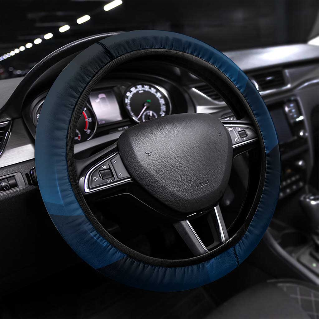 Adelaide Crows Steering Wheel Cover Modern Geometric Sports Graphic Style