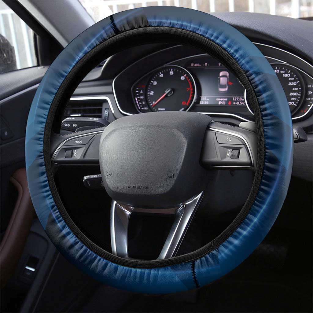 Adelaide Crows Steering Wheel Cover Modern Geometric Sports Graphic Style