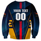 Personalized Adelaide Crows Sweatshirt Modern Geometric Sports Graphic Style
