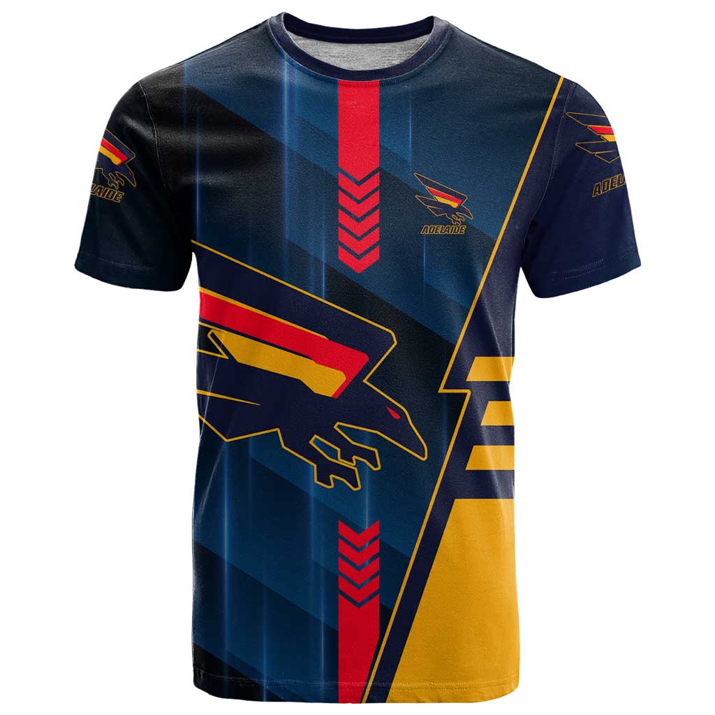 Personalized Adelaide Crows T Shirt Modern Geometric Sports Graphic Style