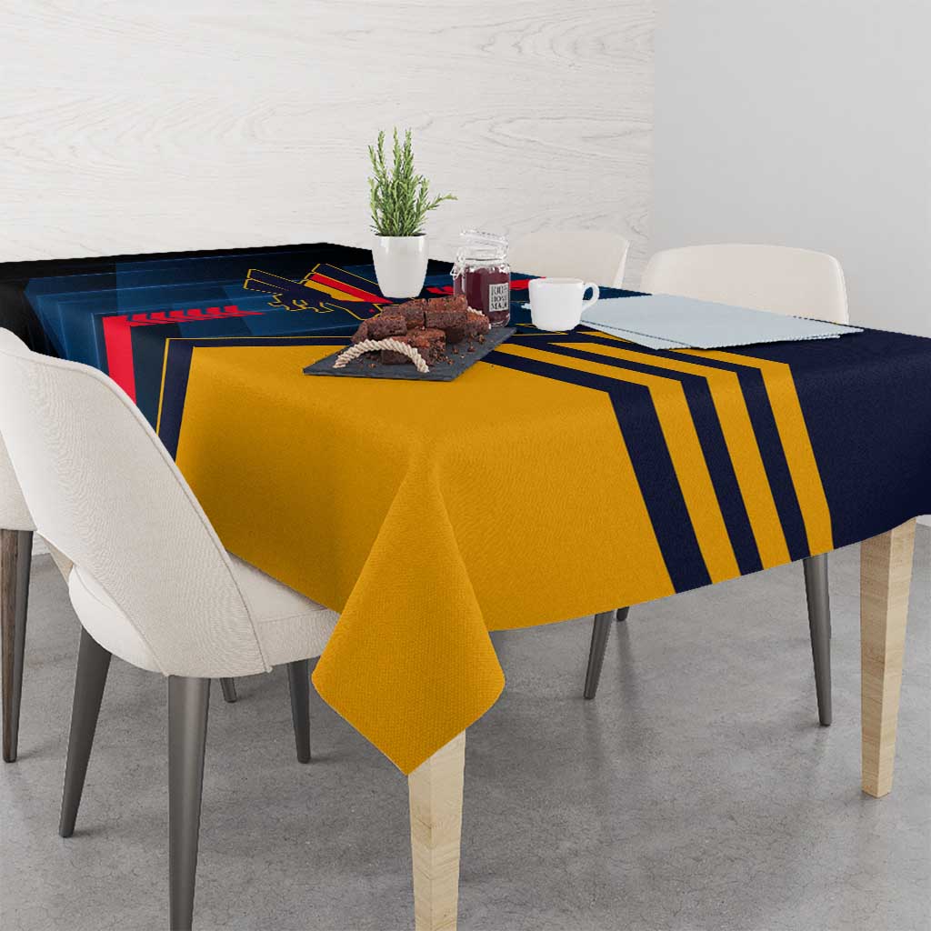 Adelaide Crows Tablecloth Modern Geometric Sports Graphic Style
