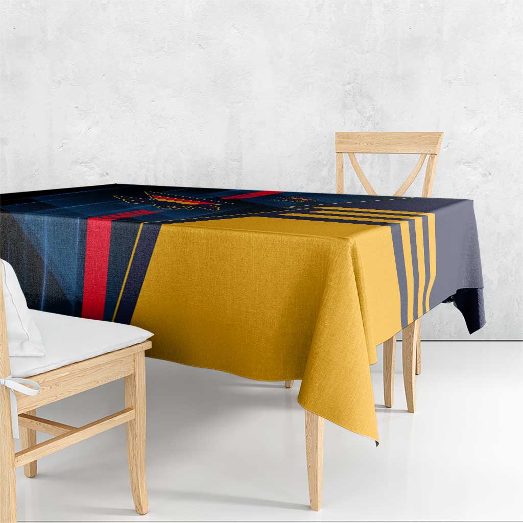Adelaide Crows Tablecloth Modern Geometric Sports Graphic Style