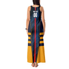 Personalized Adelaide Crows Tank Maxi Dress Modern Geometric Sports Graphic Style