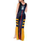 Personalized Adelaide Crows Tank Maxi Dress Modern Geometric Sports Graphic Style