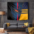 Adelaide Crows Tapestry Modern Geometric Sports Graphic Style