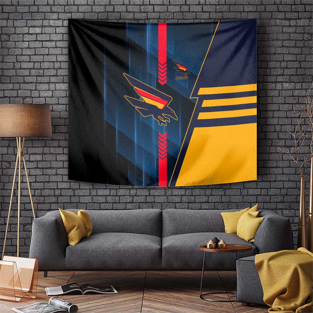 Adelaide Crows Tapestry Modern Geometric Sports Graphic Style
