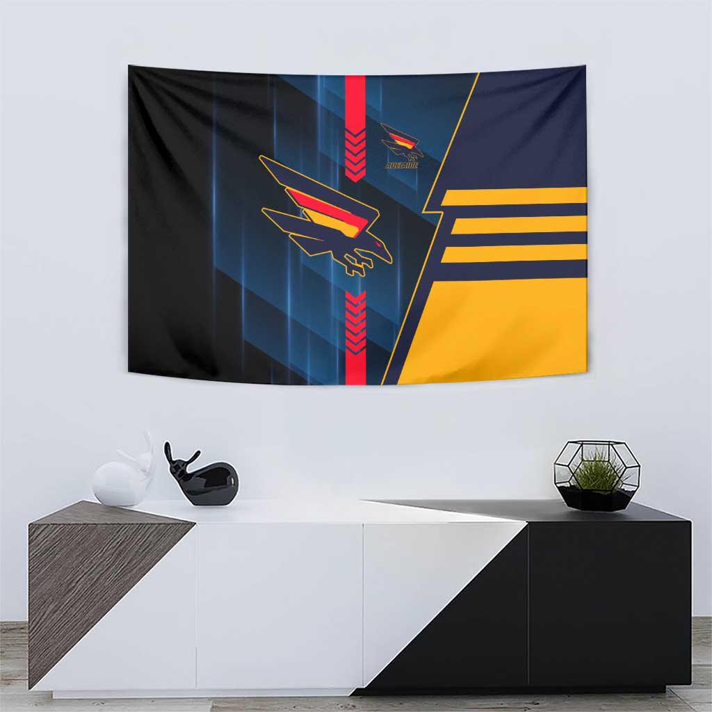 Adelaide Crows Tapestry Modern Geometric Sports Graphic Style