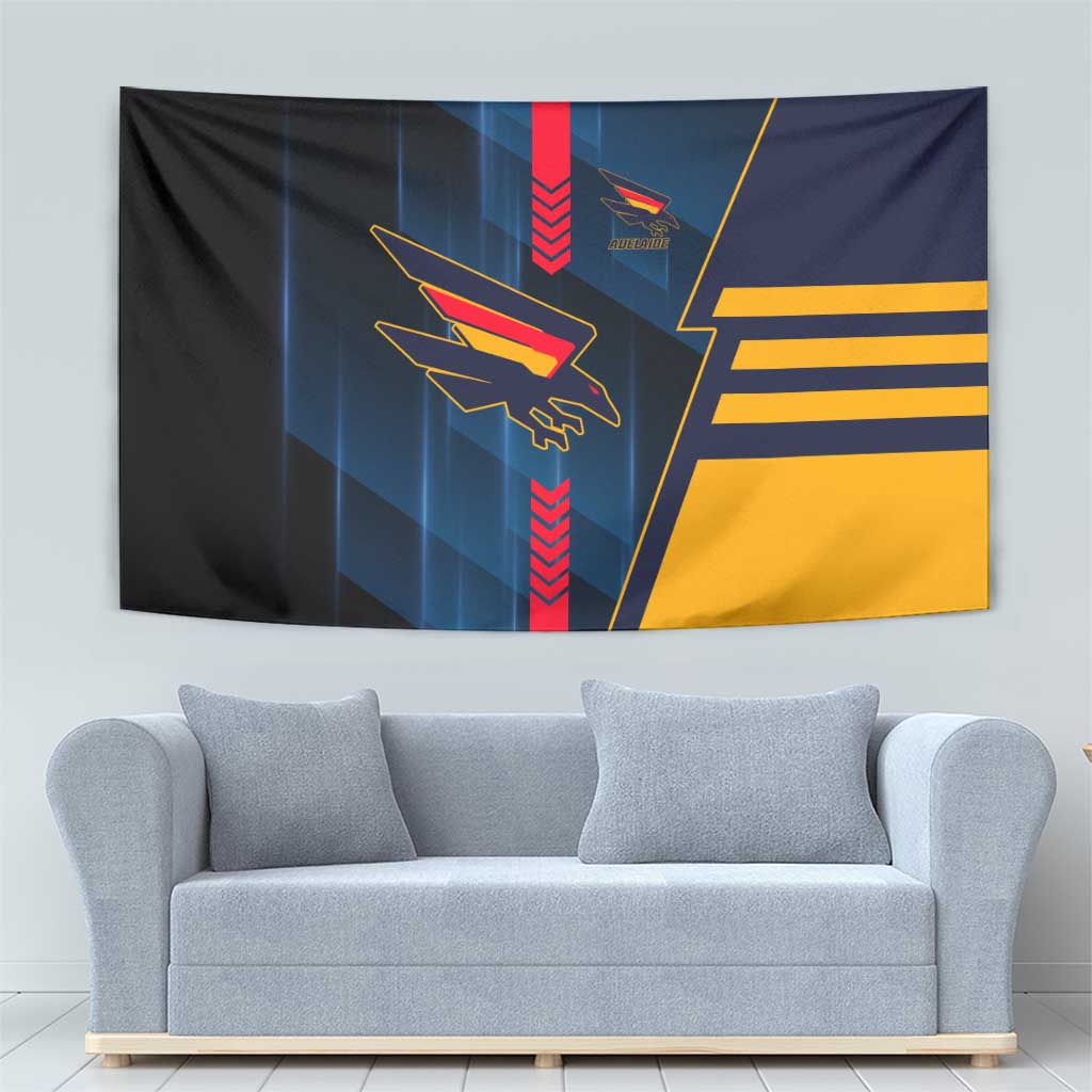 Adelaide Crows Tapestry Modern Geometric Sports Graphic Style