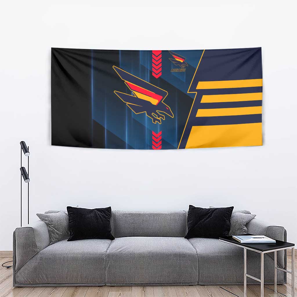 Adelaide Crows Tapestry Modern Geometric Sports Graphic Style