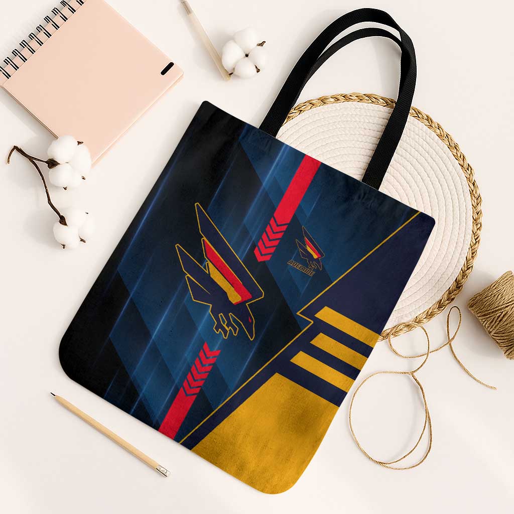 Adelaide Crows Tote Bag Modern Geometric Sports Graphic Style