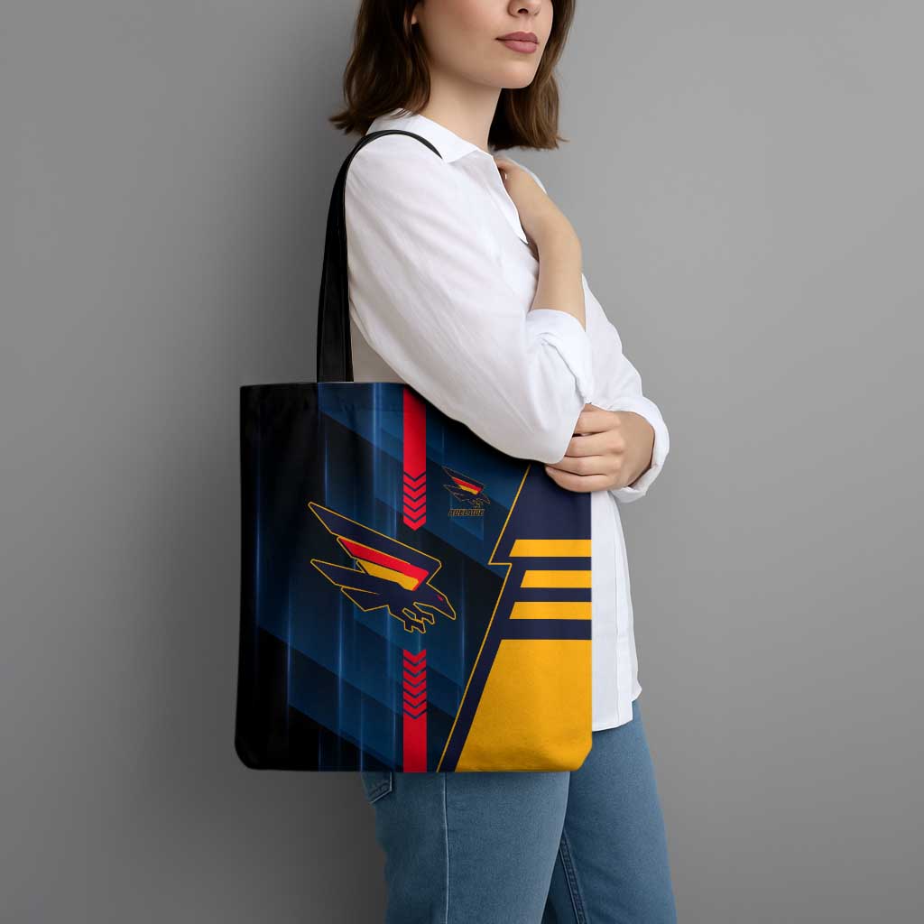 Adelaide Crows Tote Bag Modern Geometric Sports Graphic Style