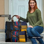 Adelaide Crows Travel Bag Modern Geometric Sports Graphic Style