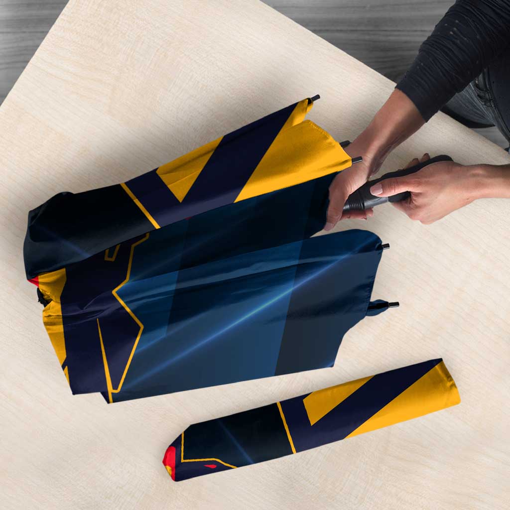 Adelaide Crows Umbrella Modern Geometric Sports Graphic Style