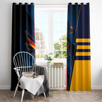 Adelaide Crows Window Curtain Modern Geometric Sports Graphic Style