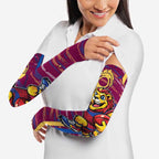 Brisbane Lions Arm Sleeves Mascot Cartoon Football Illustration Style