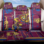 Brisbane Lions Back Car Seat Cover Mascot Cartoon Football Illustration Style