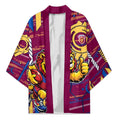 Brisbane Lions Kimono Mascot Cartoon Football Illustration Style
