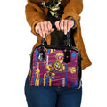 Brisbane Lions Shoulder Handbag Mascot Cartoon Football Illustration Style