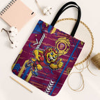 Brisbane Lions Tote Bag Mascot Cartoon Football Illustration Style