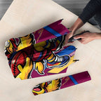 Brisbane Lions Umbrella Mascot Cartoon Football Illustration Style