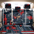 Carlton Football Club Back Car Seat Cover Mascot Cartoon Football Illustration Style