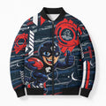 Carlton Football Club Bomber Puffer Jacket Mascot Cartoon Football Illustration Style