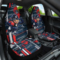 Carlton Football Club Car Seat Cover Mascot Cartoon Football Illustration Style