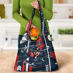 Carlton Football Club Grocery Bag Mascot Cartoon Football Illustration Style