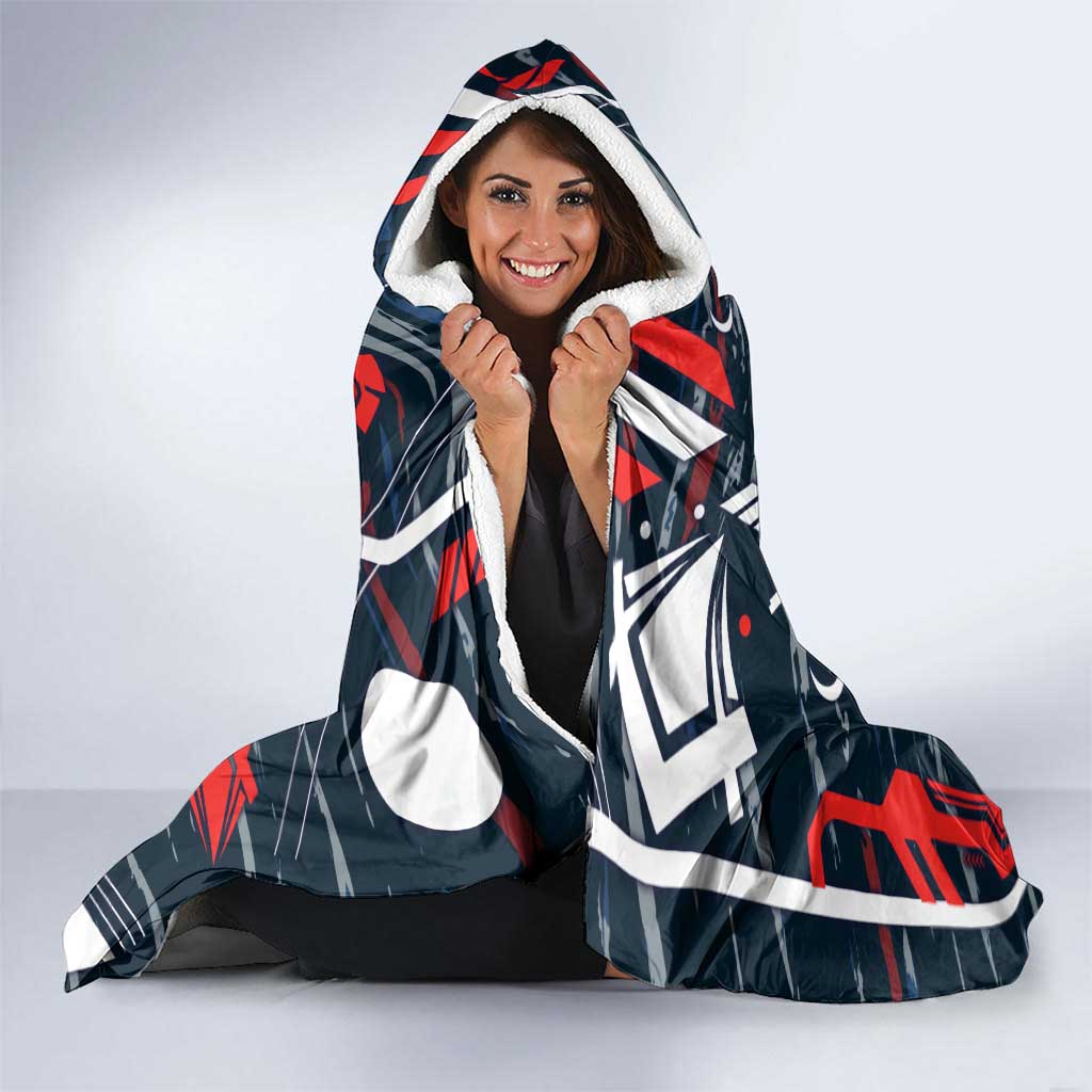 Carlton Football Club Hooded Blanket Mascot Cartoon Football Illustration Style