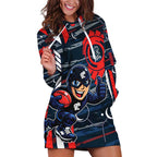 Carlton Football Club Hoodie Dress Mascot Cartoon Football Illustration Style
