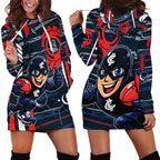 Carlton Football Club Hoodie Dress Mascot Cartoon Football Illustration Style