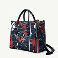 Carlton Football Club Leather Bag Mascot Cartoon Football Illustration Style