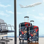Carlton Football Club Luggage Cover Mascot Cartoon Football Illustration Style