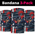 Carlton Football Club Neck Gaiter Mascot Cartoon Football Illustration Style