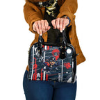 Carlton Football Club Shoulder Handbag Mascot Cartoon Football Illustration Style