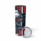 Carlton Football Club Skinny Tumbler Mascot Cartoon Football Illustration Style