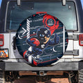Carlton Football Club Spare Tire Cover Mascot Cartoon Football Illustration Style