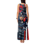 Carlton Football Club Tank Maxi Dress Mascot Cartoon Football Illustration Style