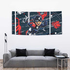 Carlton Football Club Tapestry Mascot Cartoon Football Illustration Style