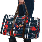 Carlton Football Club Travel Bag Mascot Cartoon Football Illustration Style