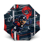 Carlton Football Club Umbrella Mascot Cartoon Football Illustration Style