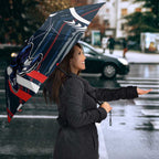 Carlton Football Club Umbrella Mascot Cartoon Football Illustration Style