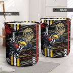 Collingwood Football Club Laundry Basket Mascot Cartoon Football Illustration Style