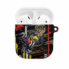 Collingwood Football Club AirPods Case Mascot Cartoon Football Illustration Style