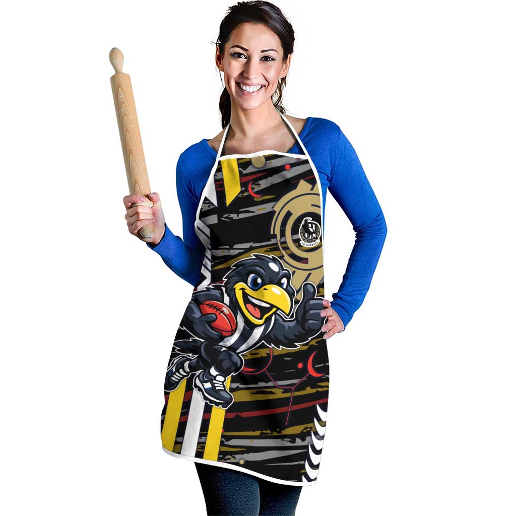 Collingwood Football Club Apron Mascot Cartoon Football Illustration Style