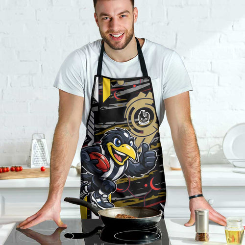 Collingwood Football Club Apron Mascot Cartoon Football Illustration Style